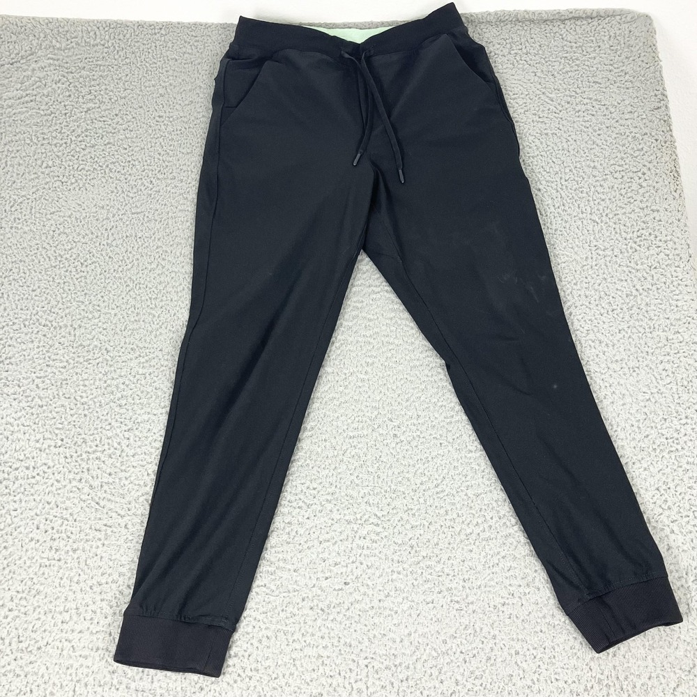 Birddogs Jogger Pants Mens XL Black Stretch Tapered Cuffed Athletic Gym
